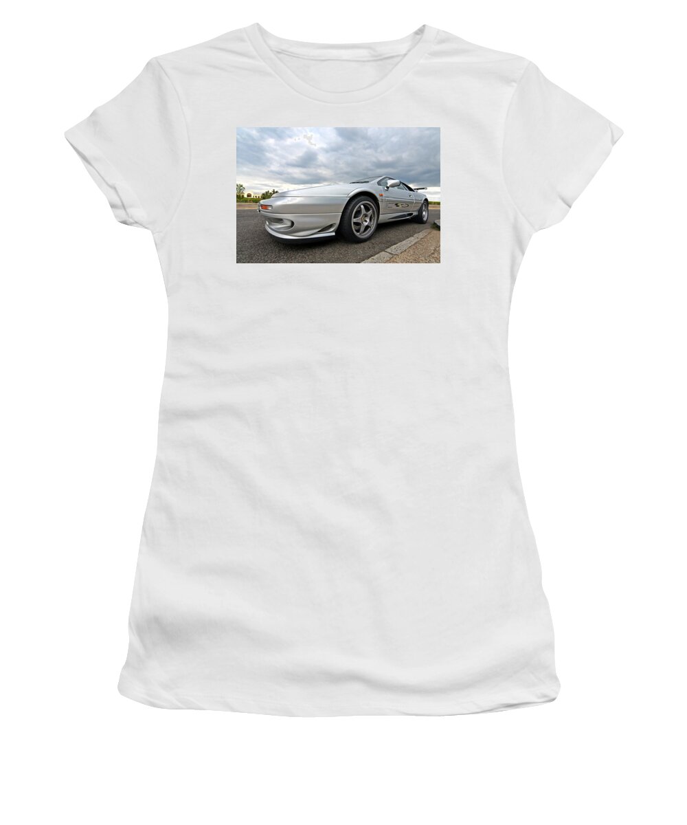 Supercar Women's T-Shirt featuring the photograph Lotus Esprit Sport 350 by Gill Billington