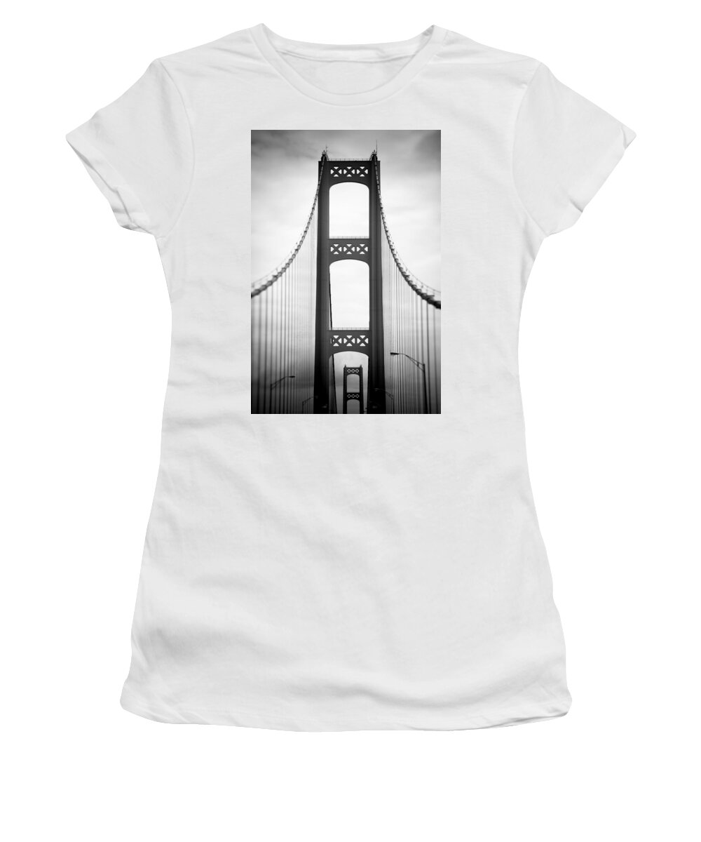 Bridge Women's T-Shirt featuring the photograph Lwv50047 by Lee Winter