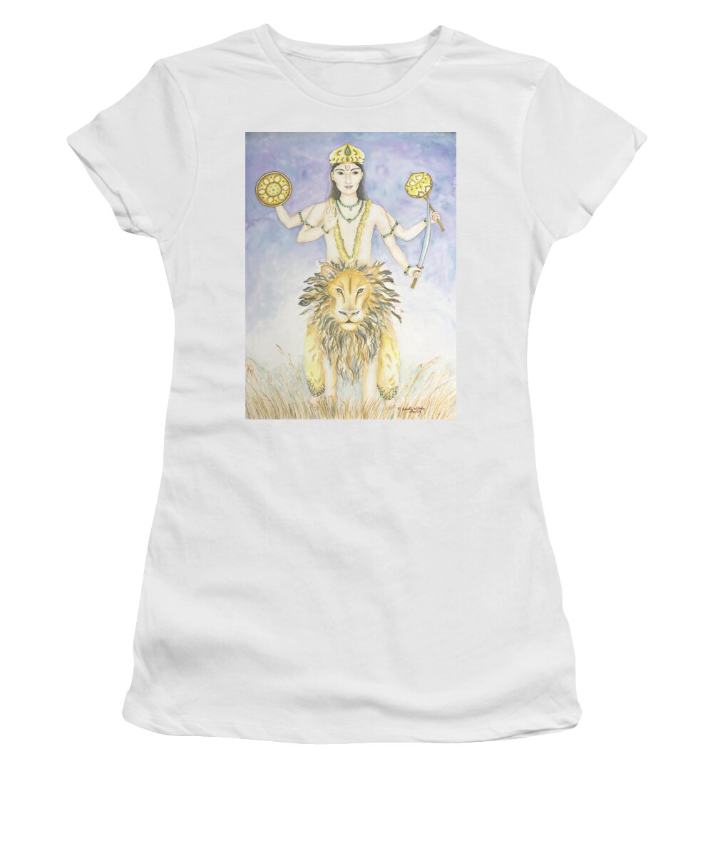 Vedic Astrology Women's T-Shirt featuring the painting Budha Mercury by Srishti Wilhelm