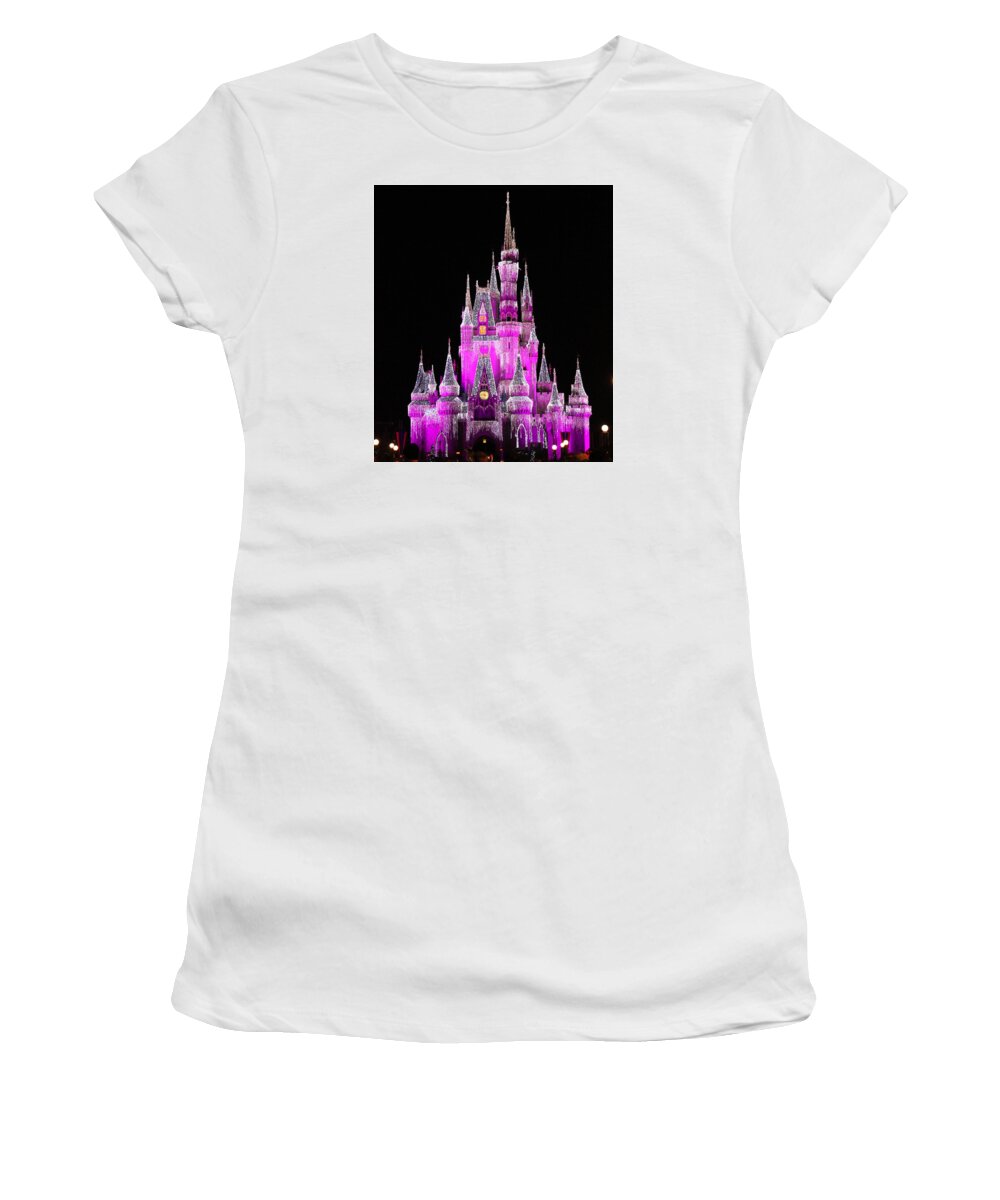 All Products Women's T-Shirt featuring the photograph Midnight View by Lorna Maza