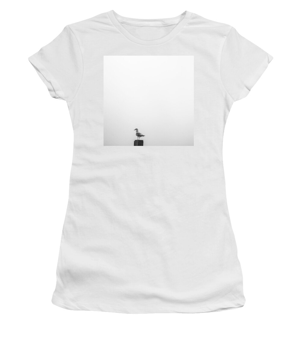 Minimalist Women's T-Shirt featuring the photograph Minimalanimal by Aleck Cartwright