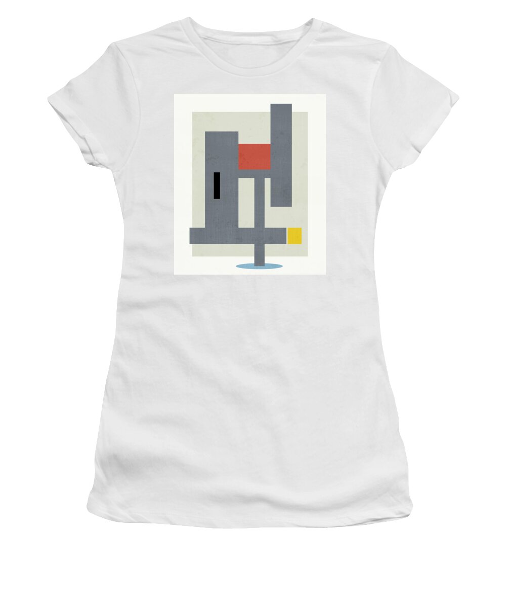 Modern Women's T-Shirt featuring the digital art Moderno Castello by Richard Rizzo