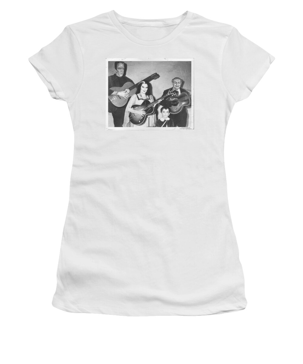 Munsters Women's T-Shirt featuring the digital art Munsters - Play It Again by Brand A