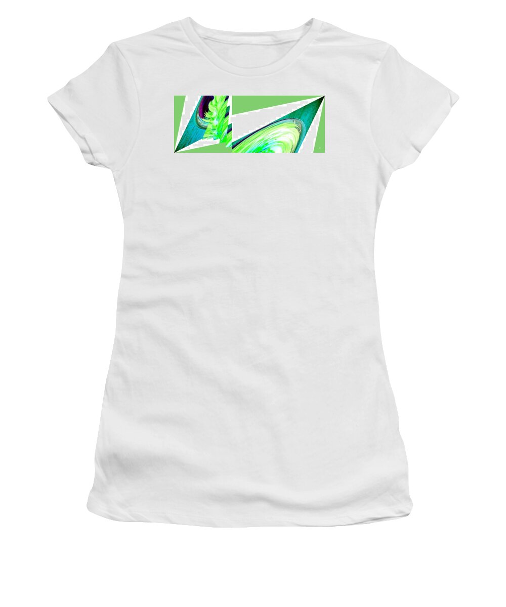 Muse 44 Women's T-Shirt featuring the digital art Muse 44 by Will Borden