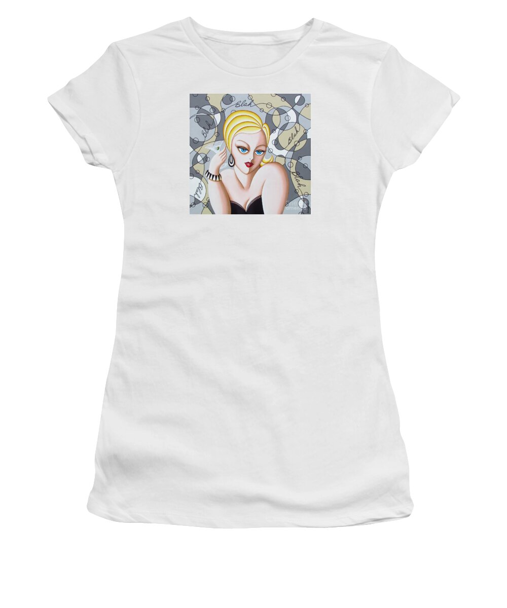  Deco Woman Women's T-Shirt featuring the painting My Dear by Joseph Sonday