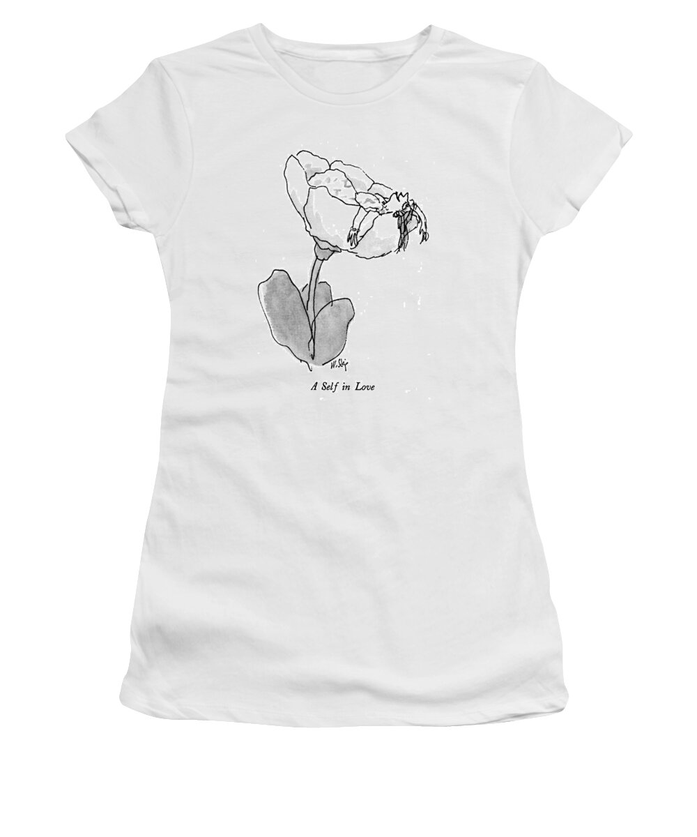 Love Women's T-Shirt featuring the drawing New Yorker March 9th, 1992 by William Steig