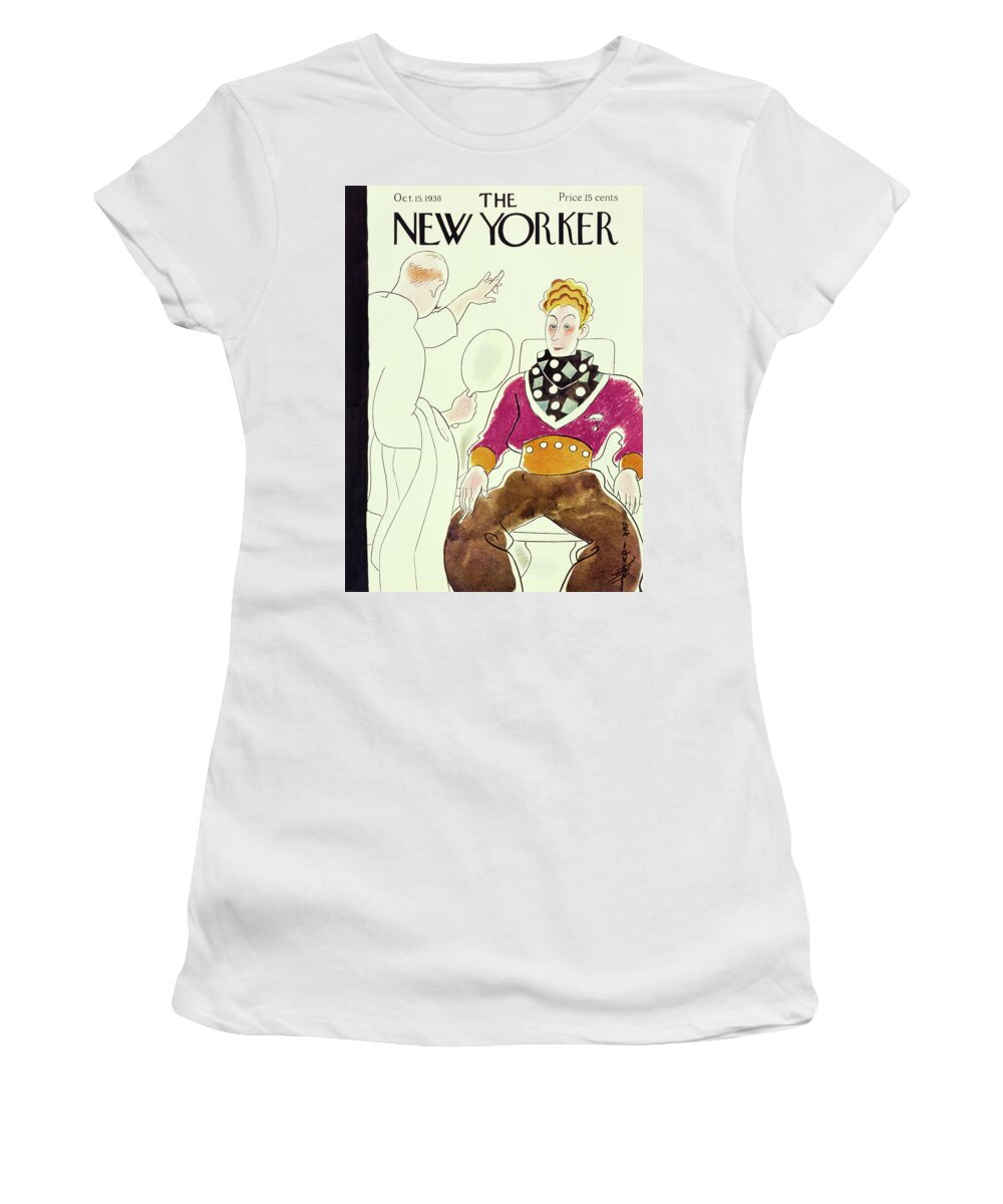 Beauty Women's T-Shirt featuring the painting New Yorker October 15 1938 by Rea Irvin
