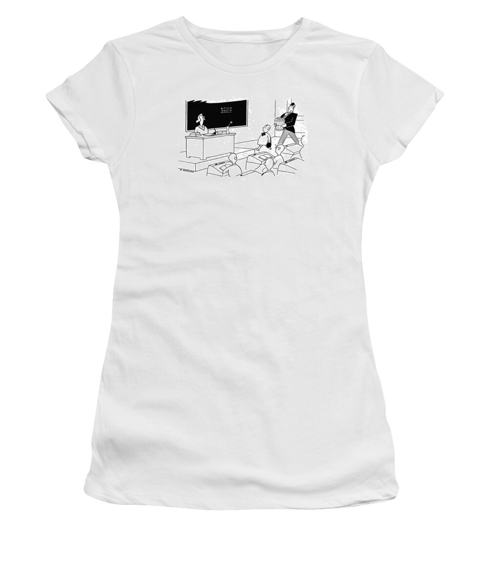 111444 Oso Otto Soglow Women's T-Shirt featuring the drawing New Yorker October 4th, 1941 by Otto Soglow