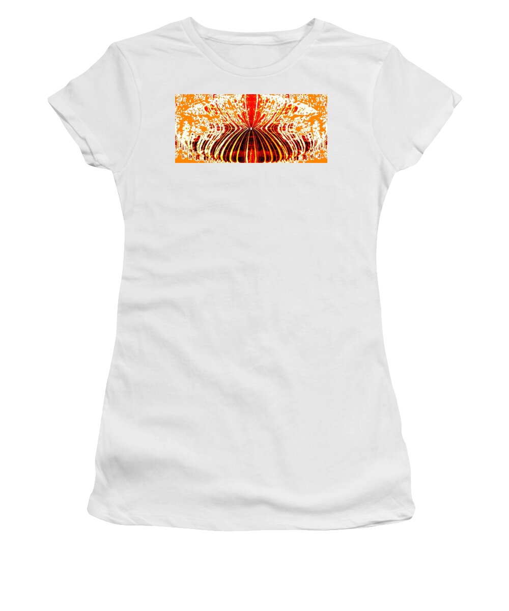 Orange Zest Women's T-Shirt featuring the digital art Orange Zest by Will Borden