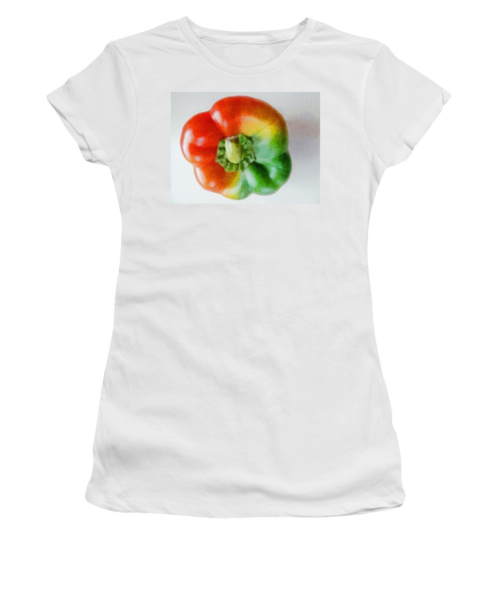 Abstract Women's T-Shirt featuring the photograph Peppery Allsorts by Steve Taylor