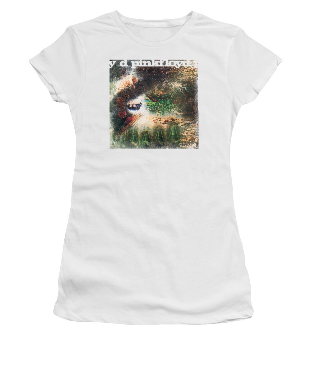  Women's T-Shirt featuring the digital art Pink Floyd - Saucerful Of Secrets by Brand A