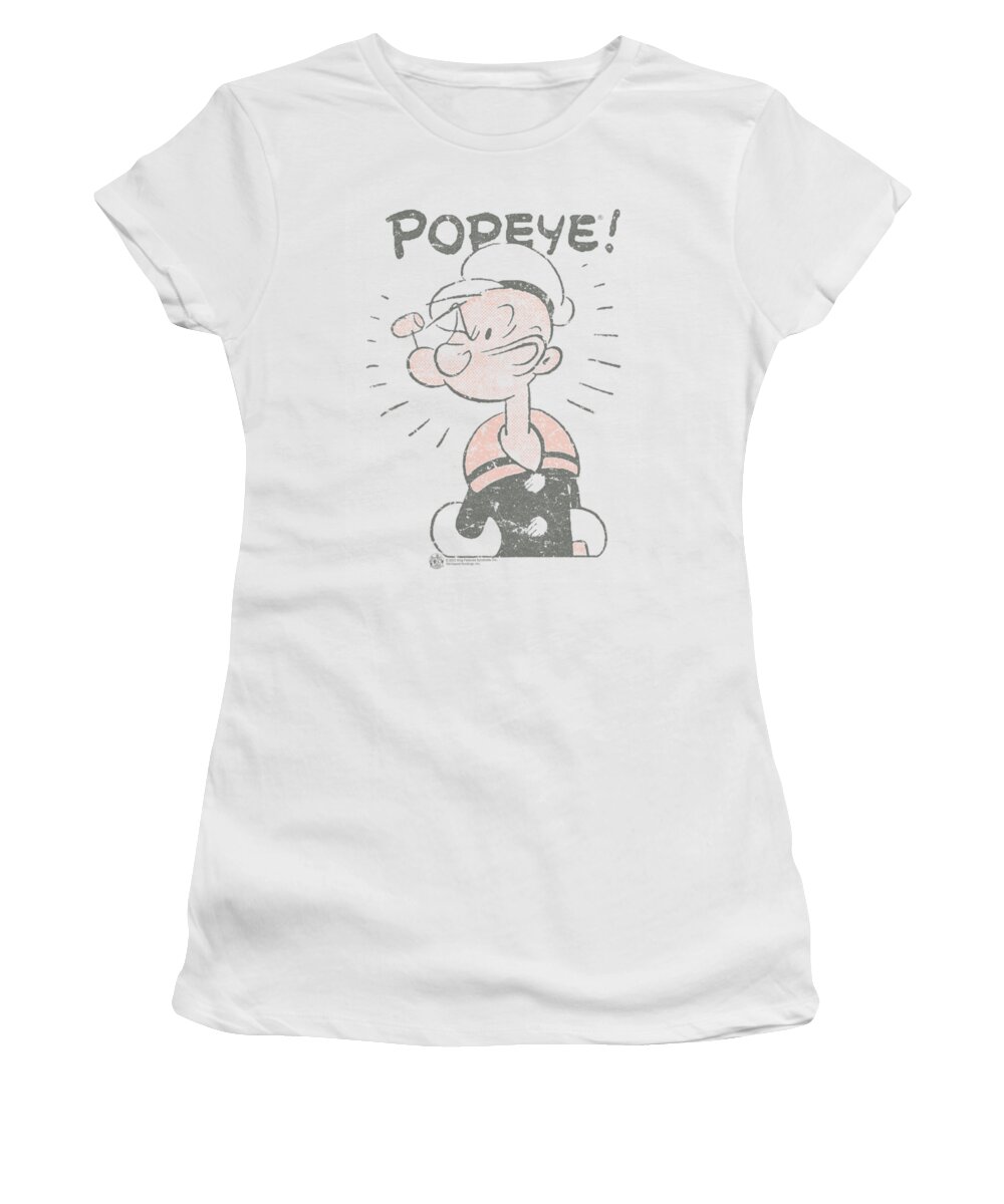 Popeye Women's T-Shirt featuring the digital art Popeye - Old Seafarer by Brand A