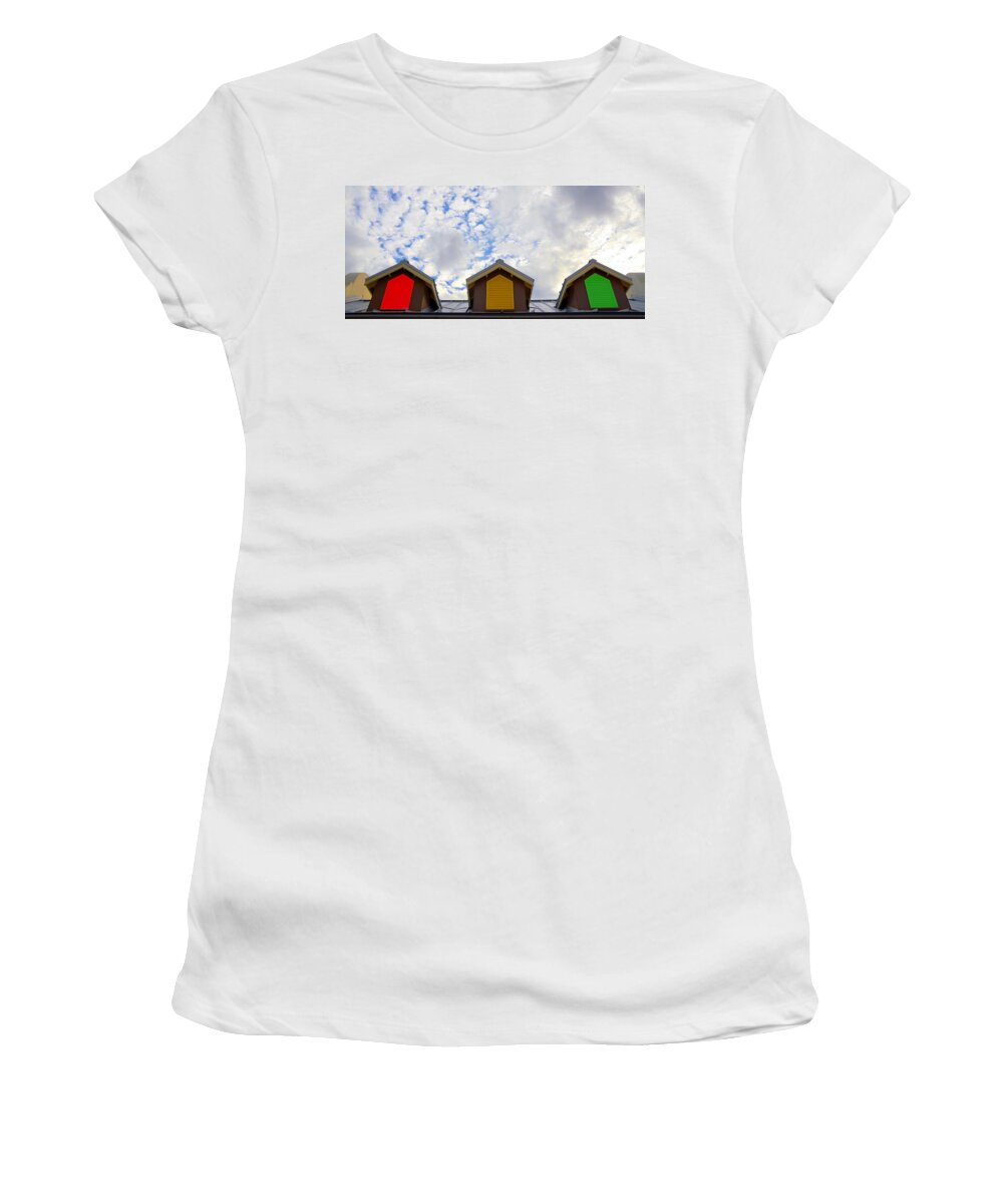 Colors Women's T-Shirt featuring the photograph R Y G by Maggie Magee Molino