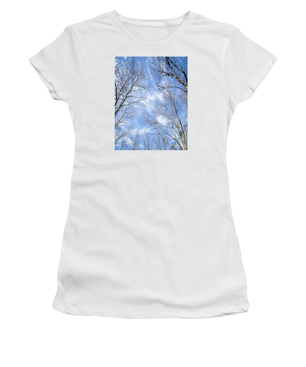Sky Women's T-Shirt featuring the photograph Reaching For The Sky by Kerri Farley