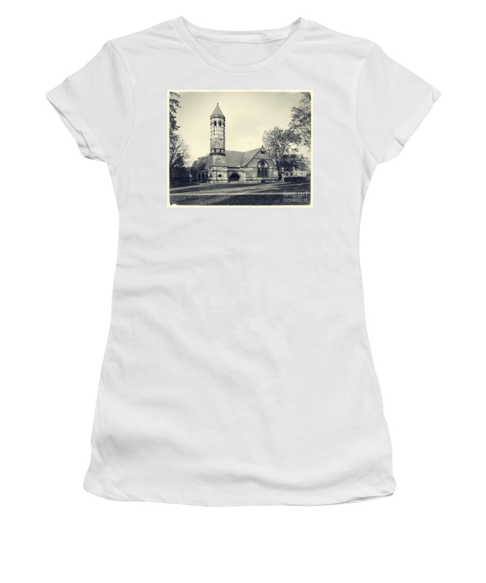 Rollins Women's T-Shirt featuring the photograph Rollins Chapel Dartmouth College Hanover New Hampshire by Edward Fielding