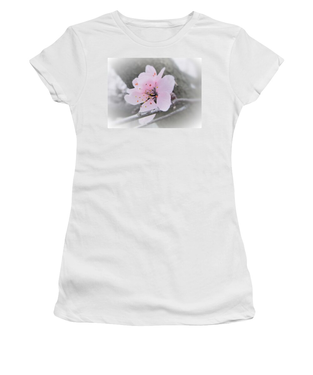 Sakura Women's T-Shirt featuring the photograph Sakura Blossom by Marianna Mills