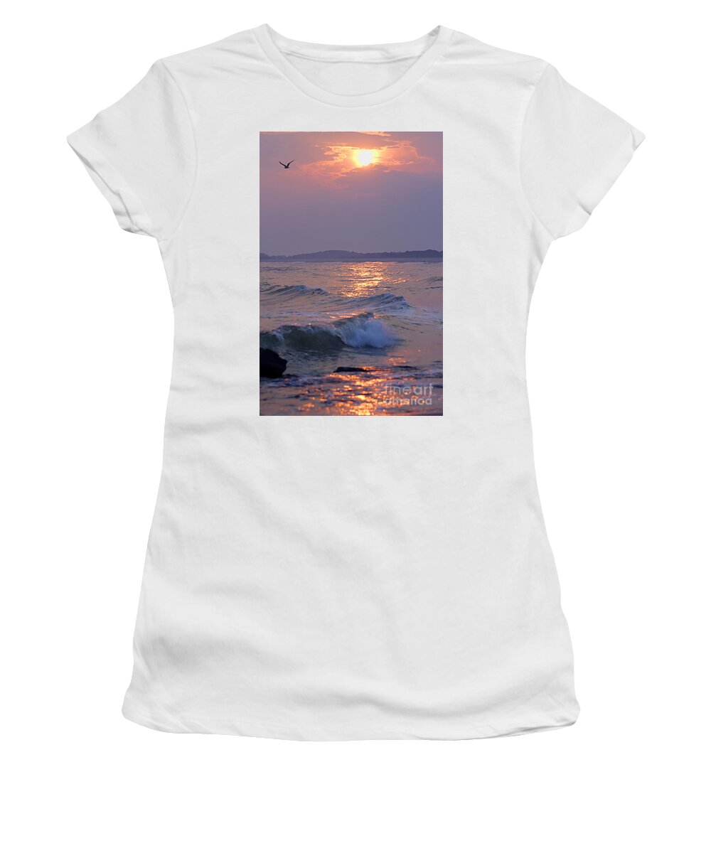 Ocean Women's T-Shirt featuring the photograph Serenity by Anthony Sacco