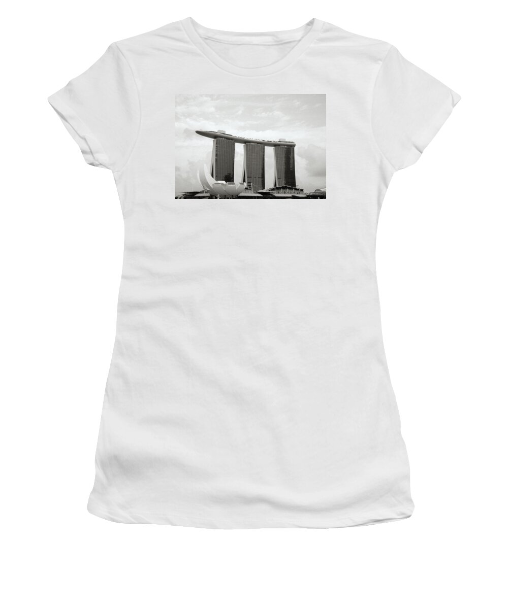 Singapore Women's T-Shirt featuring the photograph Awesome Singapore by Shaun Higson