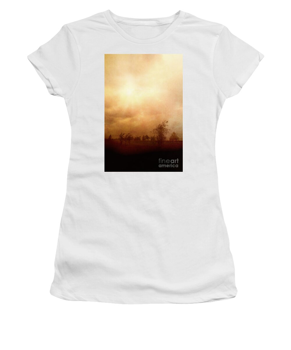 Fall Women's T-Shirt featuring the photograph Solitude by Margie Hurwich