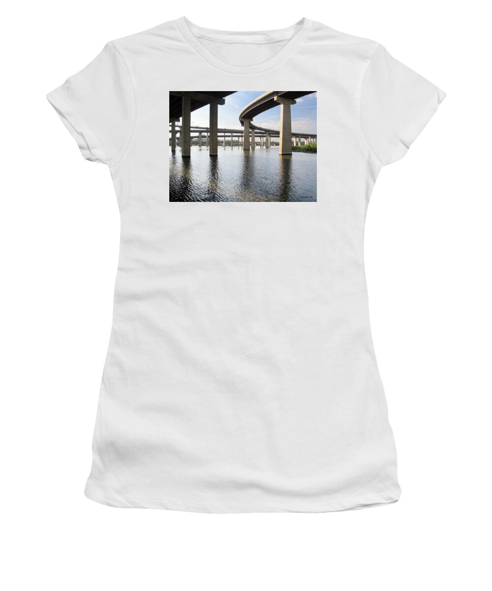 2d Women's T-Shirt featuring the photograph South Baltimore Bypass by Brian Wallace