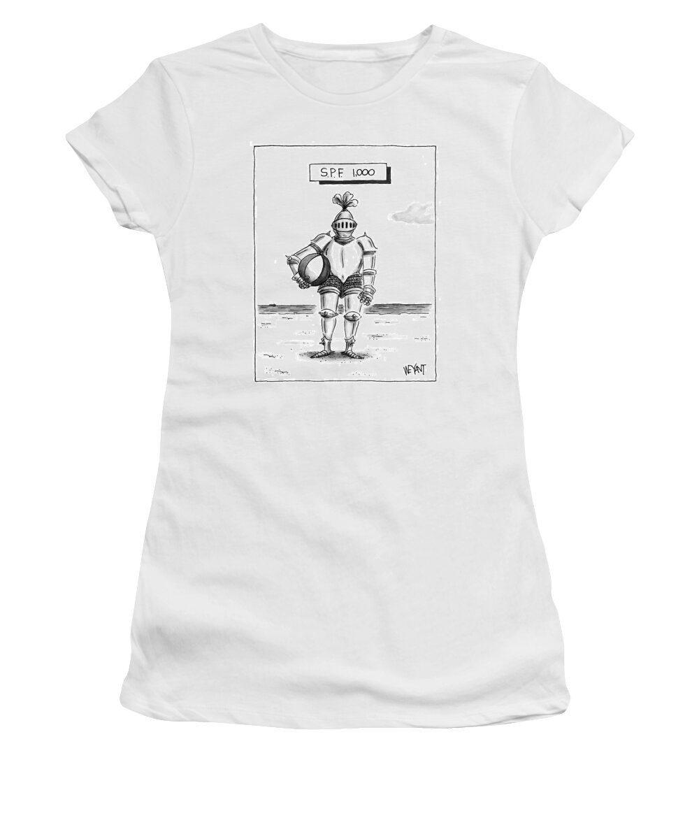 S.p.f. Women's T-Shirt featuring the drawing 's.p.f. 1,000' by Christopher Weyant