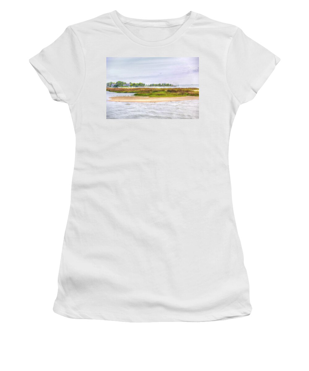 Sullivan's Island Women's T-Shirt featuring the photograph Sullivan's Island SC by Dale Powell
