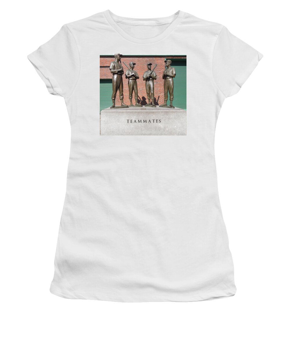 Boston Women's T-Shirt featuring the photograph Teammates by Caroline Stella