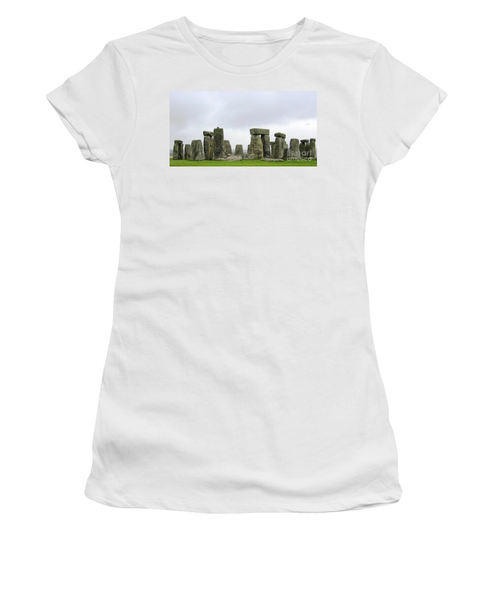 Stonehenge Women's T-Shirt featuring the photograph The Circle by Denise Railey