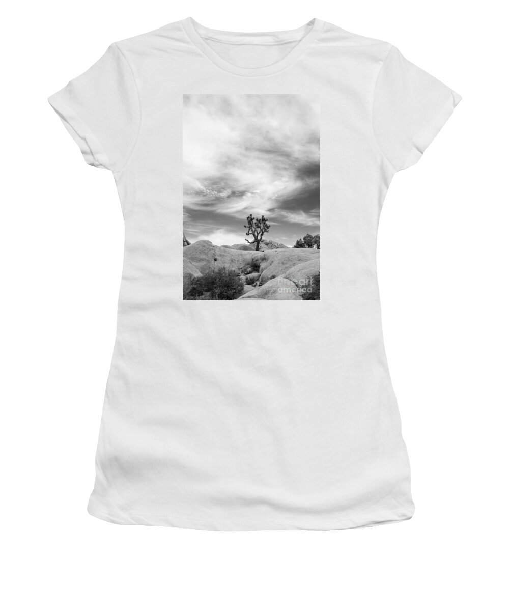 Joshua Tree Women's T-Shirt featuring the photograph The Joshua Tree by Jennifer Magallon
