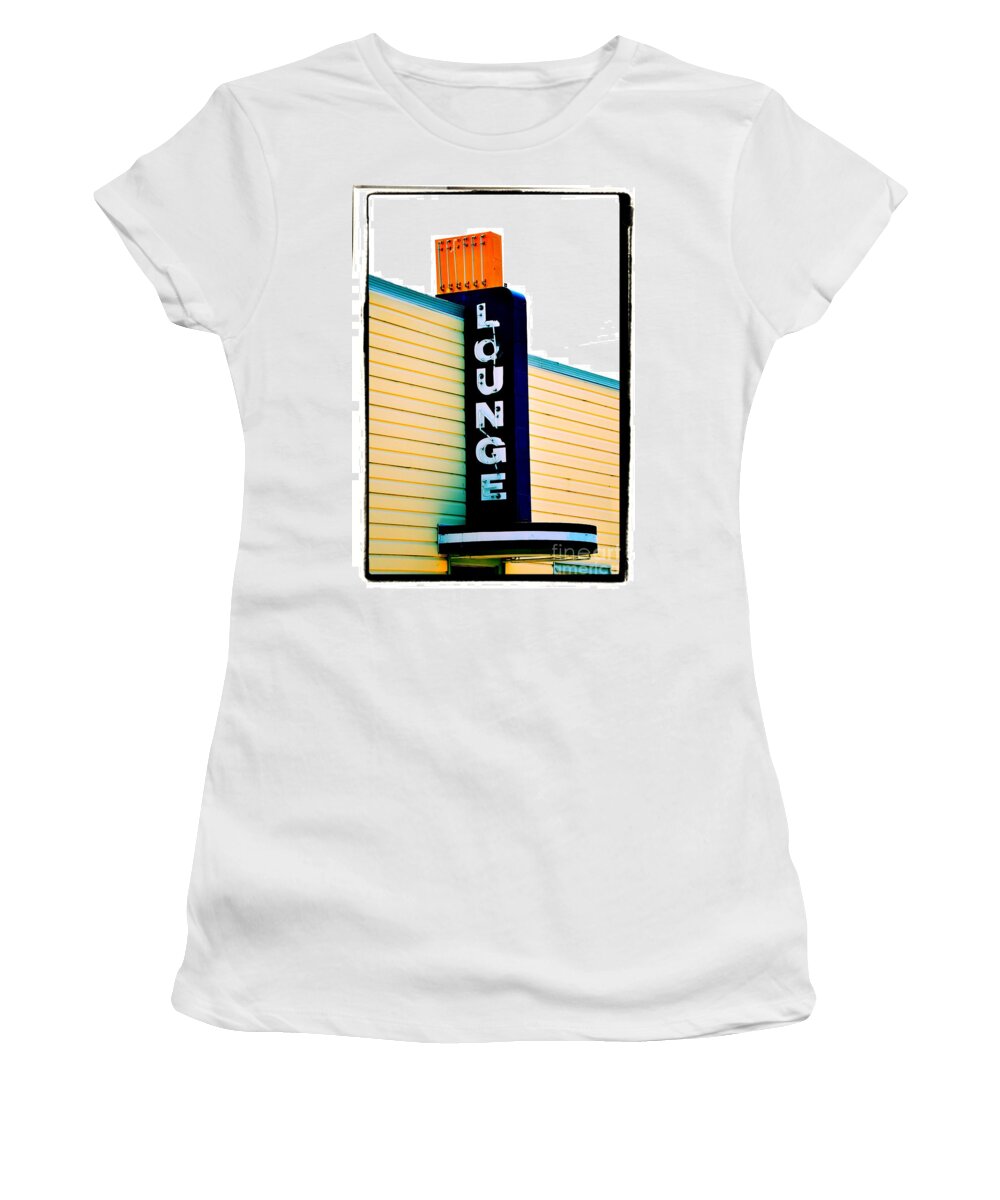 Newel Hunter Women's T-Shirt featuring the photograph The Lounge by Newel Hunter