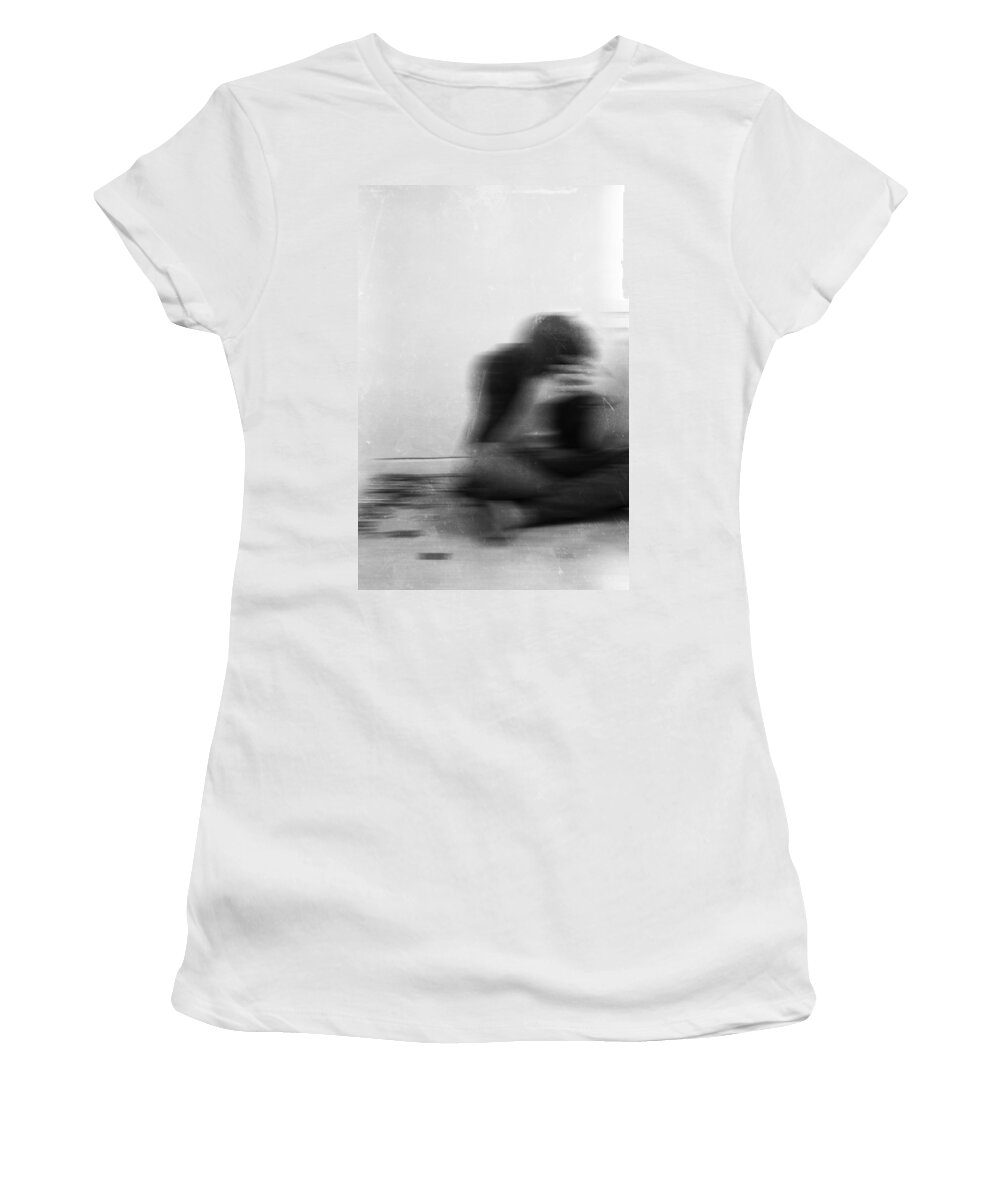 Portraits Women's T-Shirt featuring the photograph These Old Photos by J C