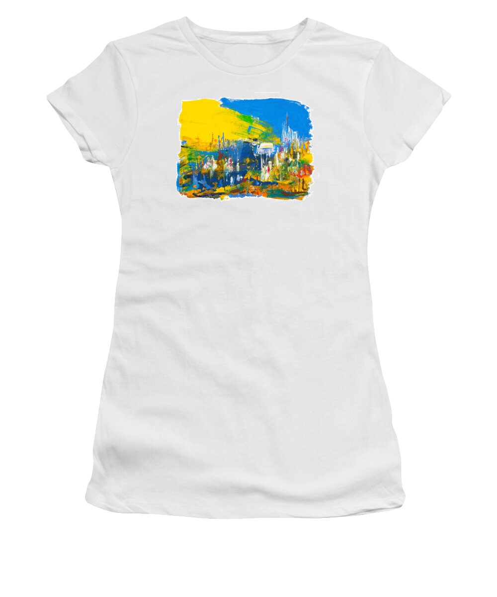 Religion Women's T-Shirt featuring the painting They Came Bearing Gifts by Bjorn Sjogren
