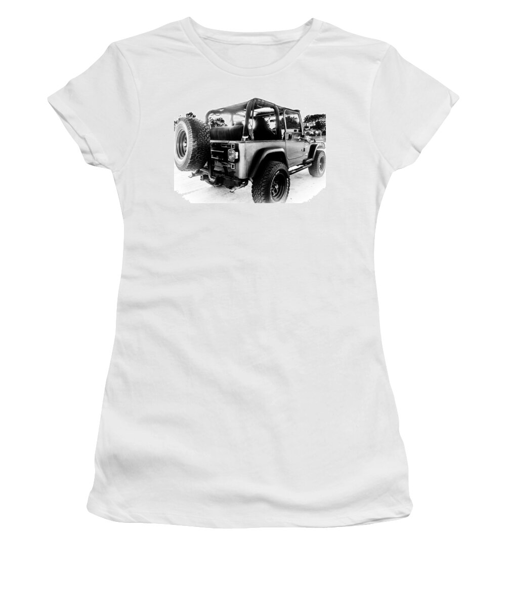 Jeep Women's T-Shirt featuring the photograph TJ by Jeff Mize