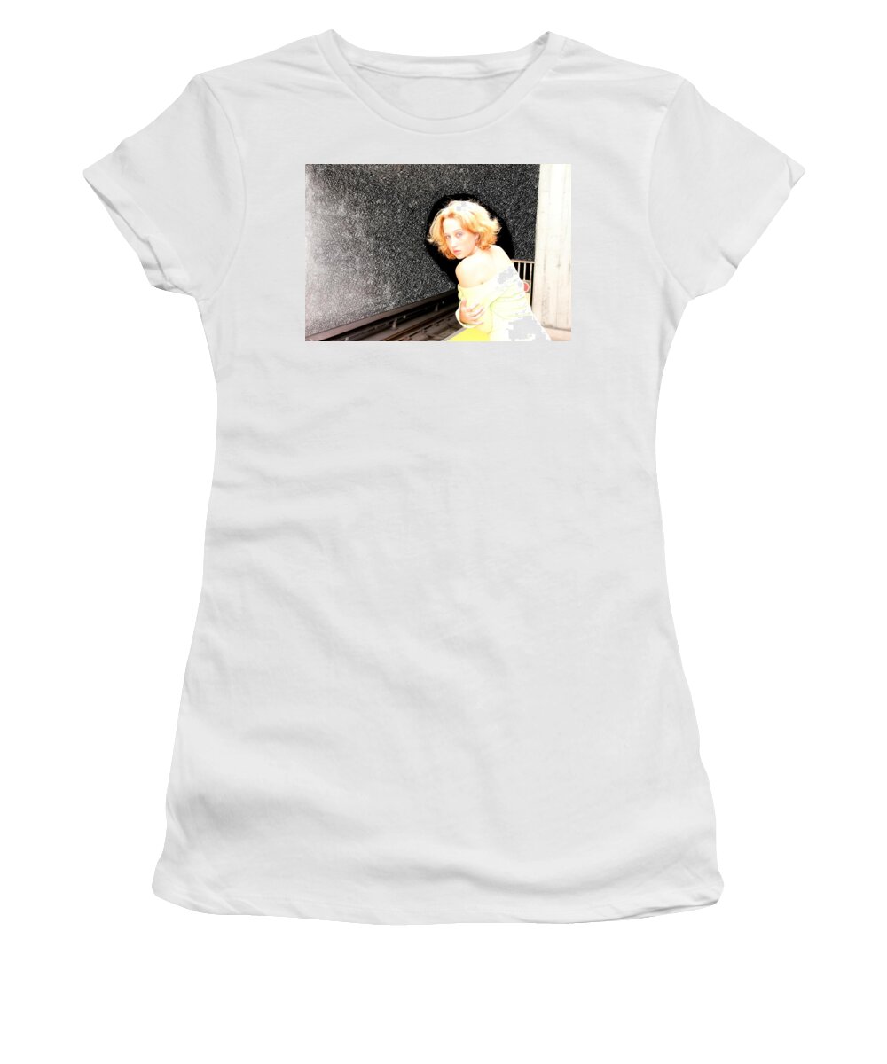 Woman Women's T-Shirt featuring the photograph Trance by Nick David