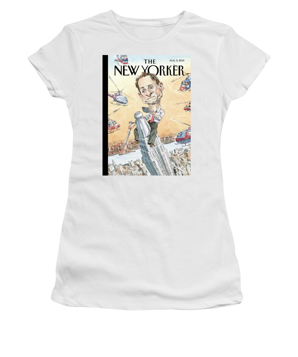 Penis Women's T-Shirt featuring the painting Carlos Danger by John Cuneo