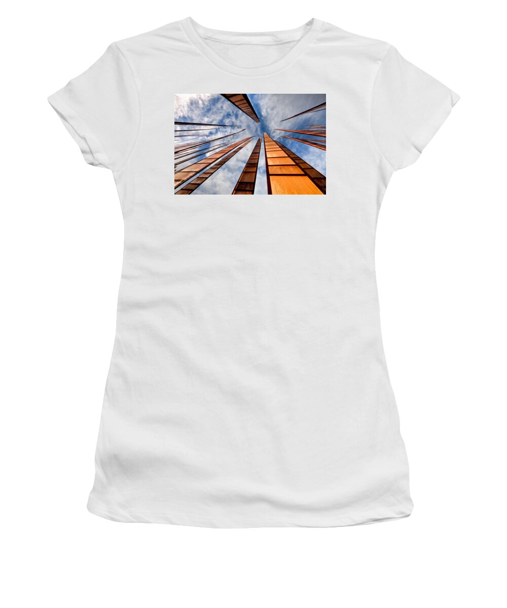 Abstraction Women's T-Shirt featuring the photograph Up by Alexander Fedin