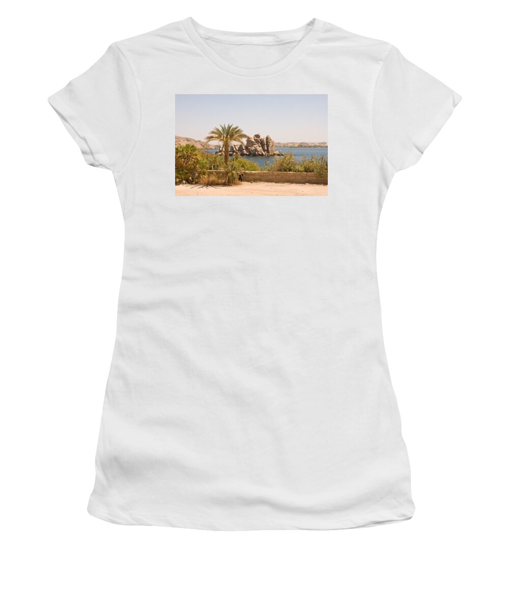  Women's T-Shirt featuring the photograph View of Lake by James Gay