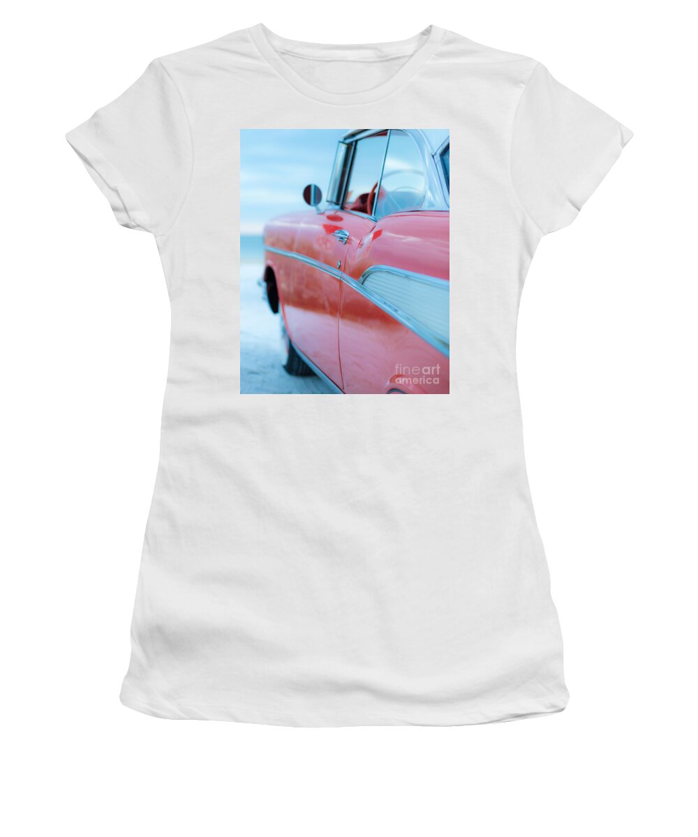 Florida Women's T-Shirt featuring the photograph Vintage Belair on the Beach 11x14 Standard by Edward Fielding
