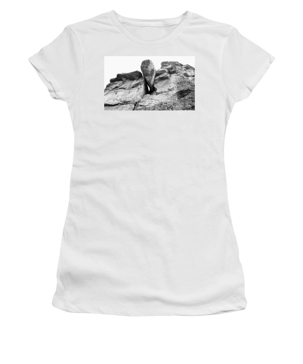 Desert Women's T-Shirt featuring the photograph Wedged Rock by Robert ONeil