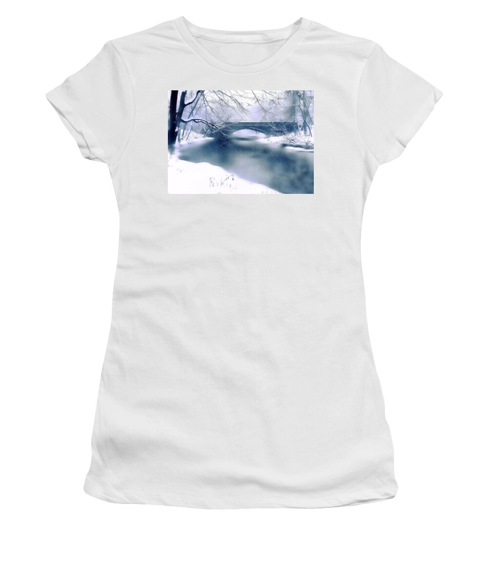 Winter Women's T-Shirt featuring the photograph Winter Haiku by Jessica Jenney