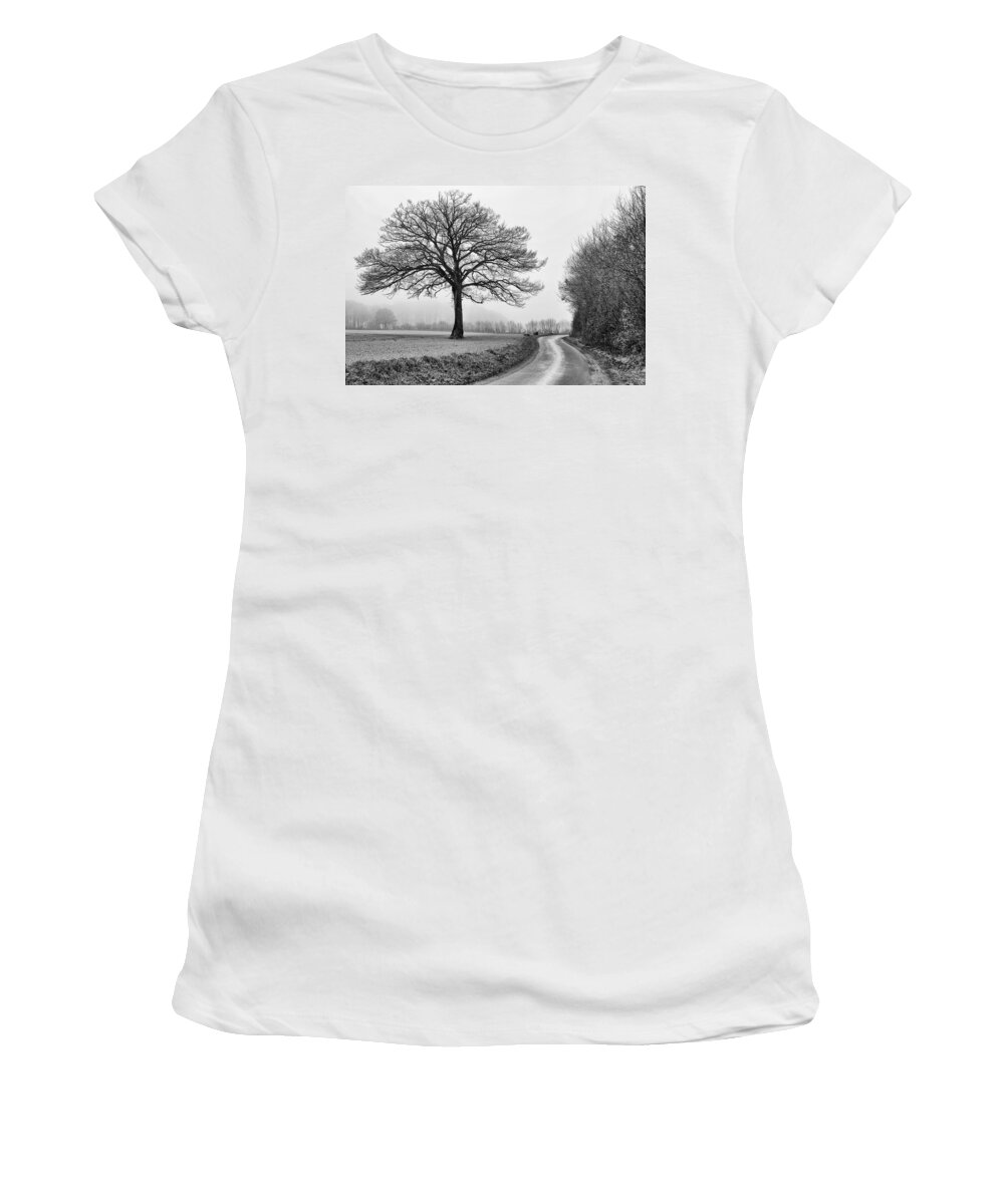 Tree Women's T-Shirt featuring the photograph Winter Tree by Jurgen Lorenzen