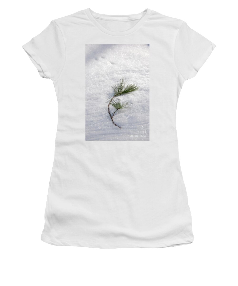 Winter Women's T-Shirt featuring the photograph Winter Zen by jammer by First Star Art