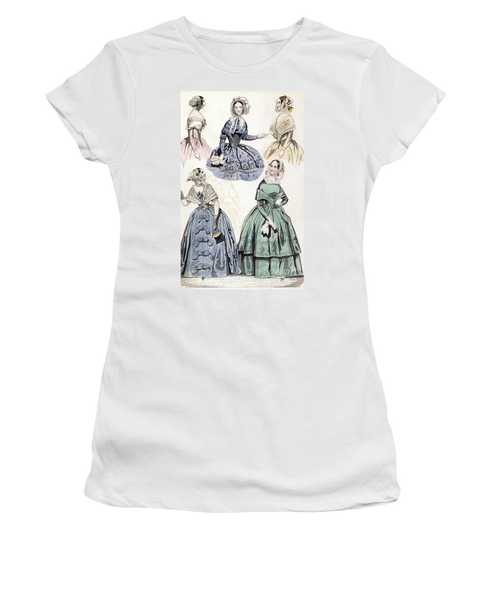 1842 Women's T-Shirt featuring the photograph Womens Fashion, 1842 #9 by Granger