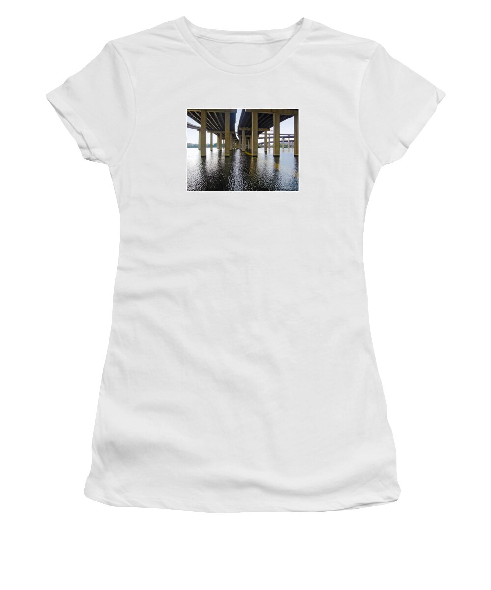 2d Women's T-Shirt featuring the photograph Baltimore By-Pass by Brian Wallace