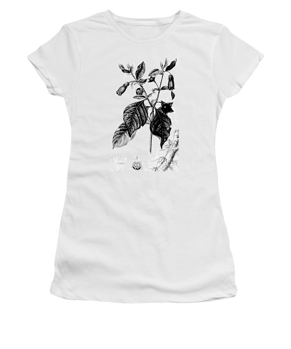 Science Women's T-Shirt featuring the photograph Belladonna, Alchemy Plant by Science Source