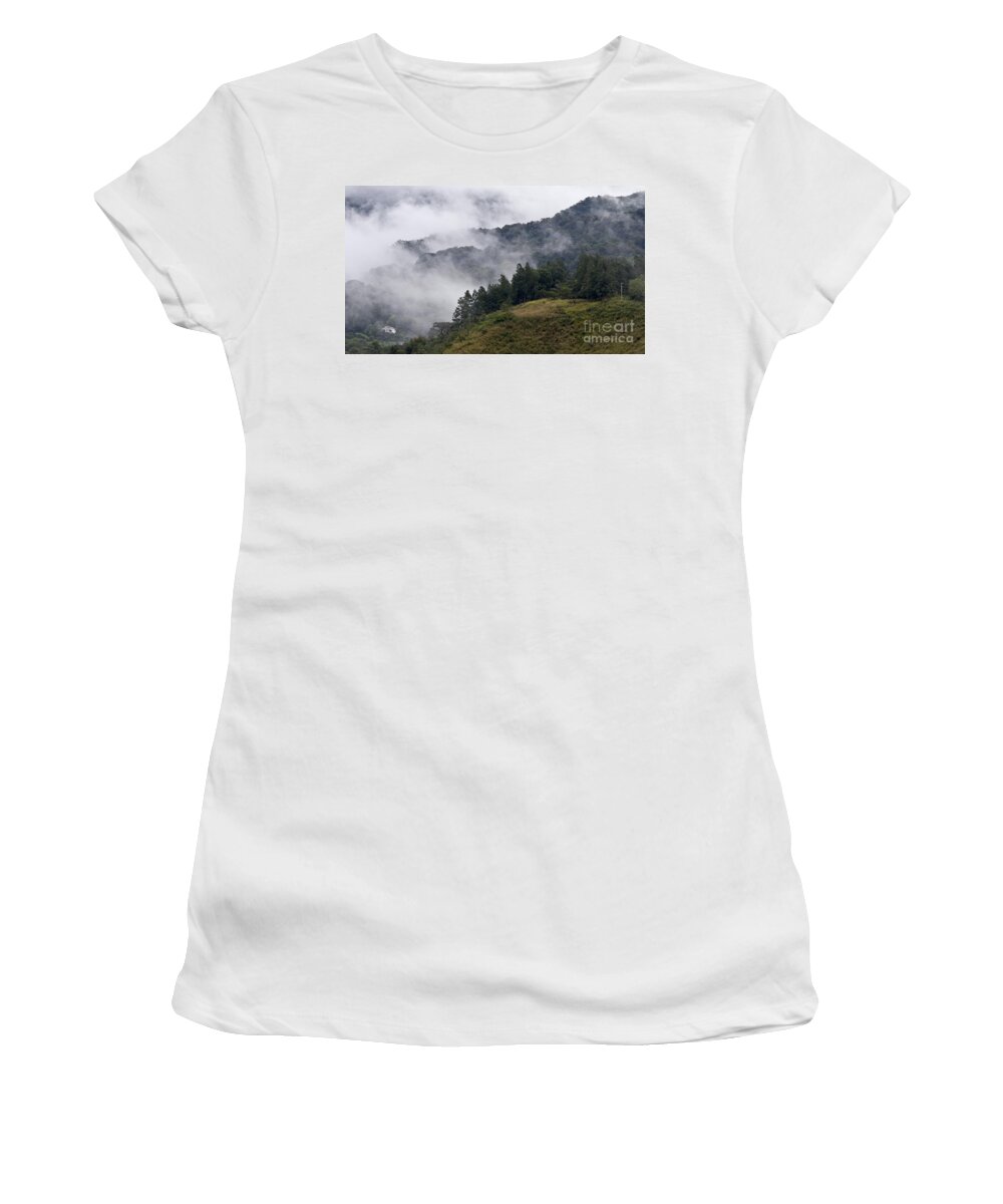Central America Women's T-Shirt featuring the photograph Boquete Highlands by Heiko Koehrer-Wagner
