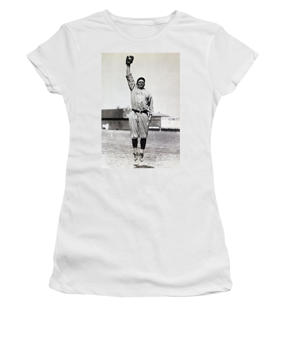 1920s Women's T-Shirt featuring the photograph Casey Stengel (1891-1975) by Granger