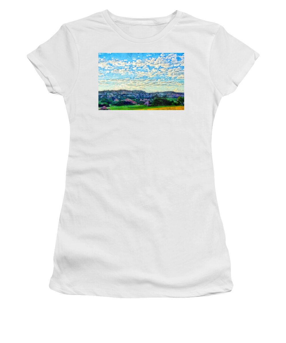 Mountains Women's T-Shirt featuring the photograph Colorado Skies 1 by Angelina Tamez