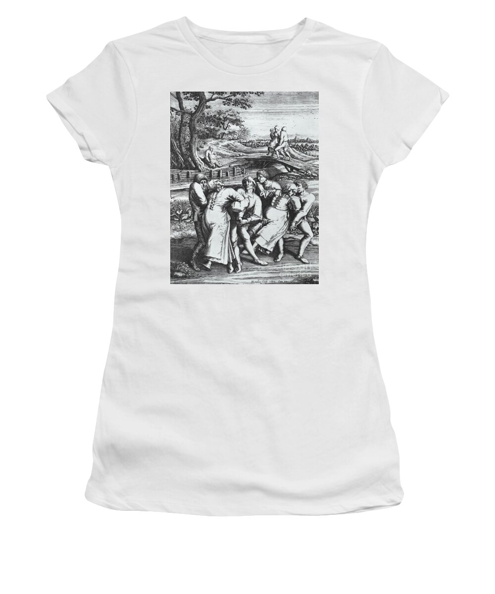 History Women's T-Shirt featuring the photograph Dancing Mania, 1564 by Science Source