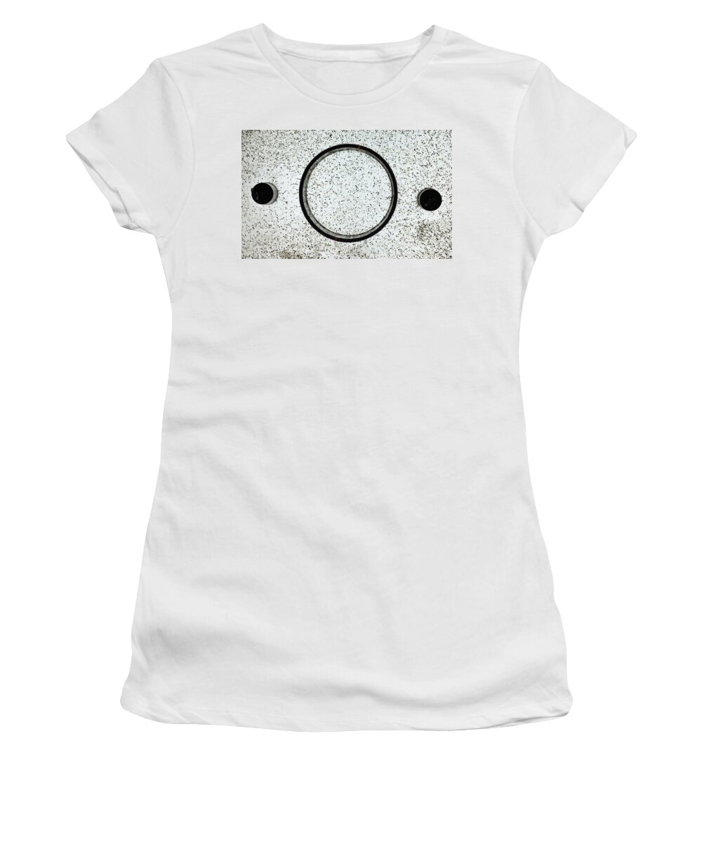 E Fields Women's T-Shirt featuring the photograph Faraday Cage With No Electric Field by Ted Kinsman